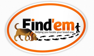 FIND'EM HELPING YOU LOCATE YOUR LOVED ONE logo