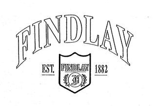 FINDLAY EST. 1882 F logo