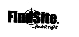 FINDSITE ...FIND IT RIGHT logo