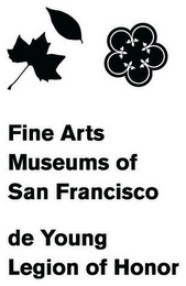 FINE ARTS MUSEUMS OF SAN FRANCISCO DE YOUNG LEGION OF HONOR logo