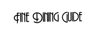 FINE DINNING GUIDE logo