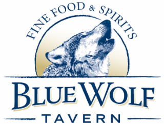 FINE FOOD & SPIRITS BLUE WOLF TAVERN logo