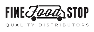 FINE FOOD STOP QUALITY DISTRIBUTORS logo