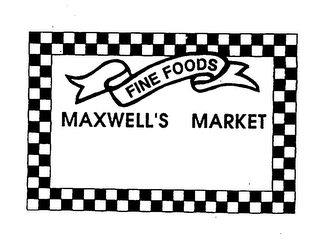 FINE FOODS MAXWELL'S MARKET logo