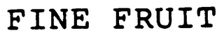 FINE FRUIT logo
