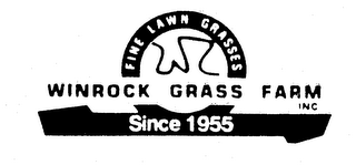 FINE LAWN GRASSES WINROCK GRASS FARM INC. SINCE 1955 logo