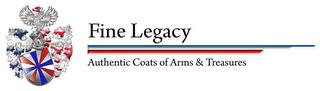 FINE LEGACY AUTHENTIC COATS OF ARMS & TREASURES logo