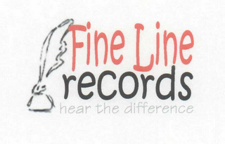 FINE LINE RECORDS HEAR THE DIFFERENCE logo