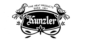 FINE MEAT PRODUCTS SINCE 1901 KUNZLER logo