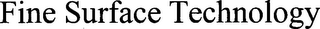 FINE SURFACE TECHNOLOGY logo
