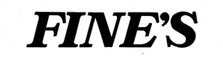 FINE'S logo