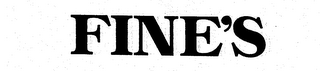 FINE'S logo