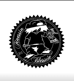 FINESSIN AND BLESSIN FAB EST. 1980 logo