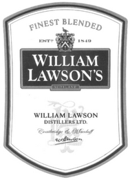 FINEST BLENDED WILLIAM LAWSON'S