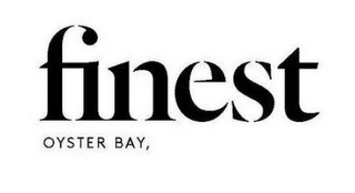 FINEST OYSTER BAY, logo