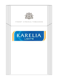 FINEST VIRGINIA TOBACCOS K KARELIA LIGHTS logo
