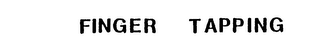 FINGER TAPPING logo