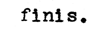 FINIS. logo