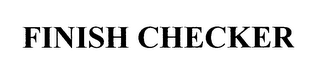 FINISH CHECKER logo