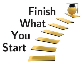 FINISH WHAT YOU START logo