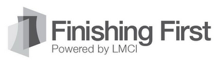 FINISHING FIRST POWERED BY LMCI logo