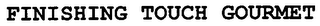 FINISHING TOUCH GOURMET logo