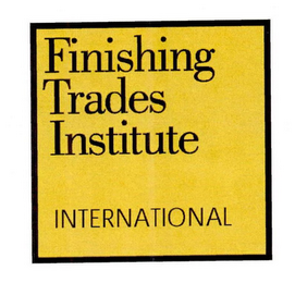 FINISHING TRADES INSTITUTE INTERNATIONAL logo