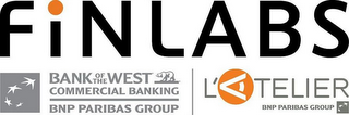 FINLABS BANK OF THE WEST COMMERCIAL BANKING BNP PARIBAS GROUP L'ATELIER BNP PARIBAS GROUP logo