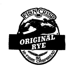 FINN CRISP ORIGINAL RYE HI-FIBRE CRISPBREAD logo