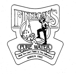FINNEGAN'S PURE WATER WHAT YOU CAN'T TASTE IS THE DIFFERENCE SODIUM FREE logo
