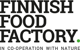 FINNISH FOOD FACTORY. IN CO-OPERATION WITH NATURE logo