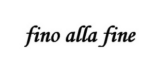 FINO ALLA FINE logo