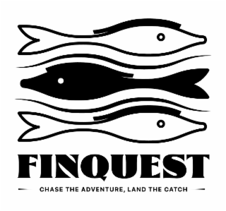 FINQUEST CHASE THE ADVENTURE, LAND THE CATCH logo