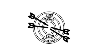 FINS SKINS FURS FEATHERS logo