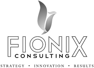 FIONIX CONSULTING STRATEGY · INNOVATION· RESULTS logo
