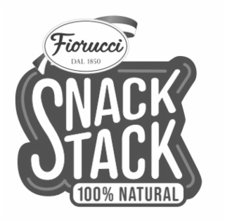 FIORUCCI DAL 1850 SNACK STACK 100% NATURAL logo
