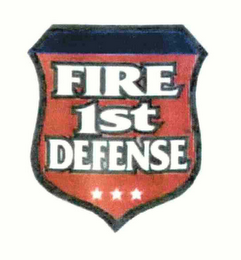 FIRE 1ST DEFENSE logo