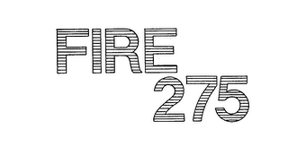 FIRE 275 logo