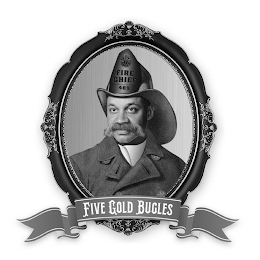 FIRE CHIEF 489 FIVE GOLD BUGLES logo