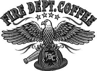 FIRE DEPT. COFFEE MADE IN THE USA FDC logo