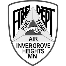 FIRE DEPT INVER GROVE HEIGHTS MN FUEL TEMP AIR logo