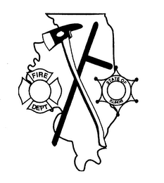 FIRE DEPT STATE OF ILLINOIS logo