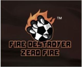 FIRE DESTROYER ZERO FIRE logo