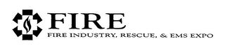 FIRE FIRE INDUSTRY, RESCUE, & EMS EXPO logo
