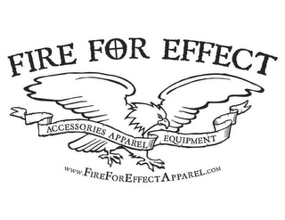 FIRE FOR EFFECT ACCESSORIES APPAREL EQUIPMENT WWW.FIREFOREFFECTAPPAREL.COM logo