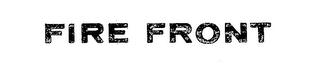 FIRE FRONT logo