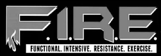 F.I.R.E. FUNCTIONAL. INTENSIVE. RESISTANCE. EXERCISE. logo