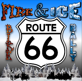 FIRE & ICE BIKE RALLY ROUTE 66 logo