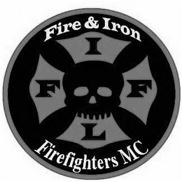 FIRE & IRON FIREFIGHTERS MC F I F L logo