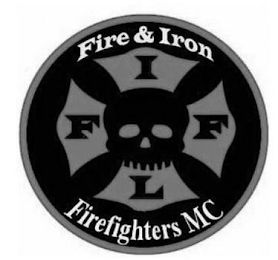 FIRE & IRON FIREFIGHTERS MC F I F L logo